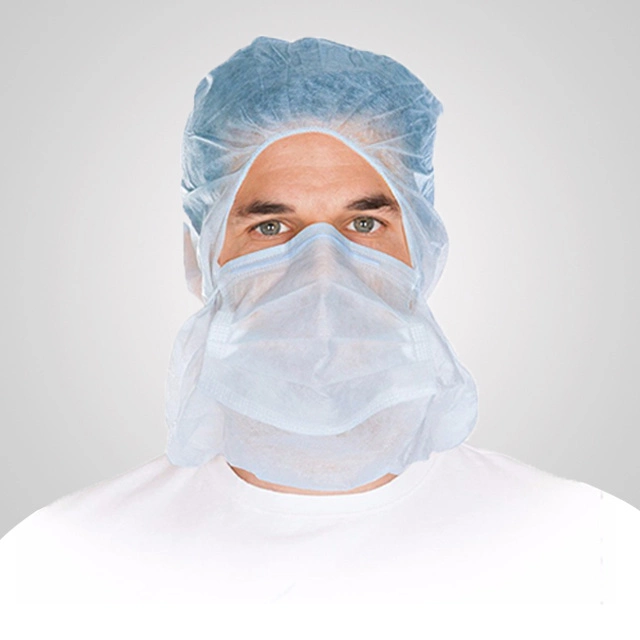 Protective Balaclava Hood Nonwoven Head Cover Disposable Astra Cap