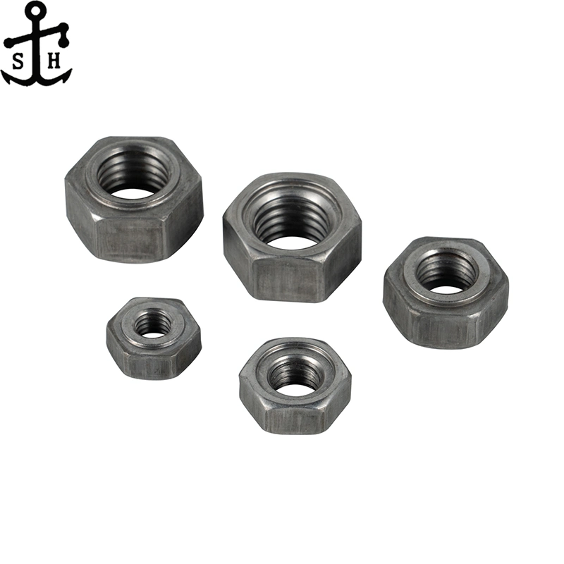 Factory Customized Hex Weild Nuts Without Spot M6 M8 M10 M12 Carbon Steel Plain Concave Convex Weld Nuts