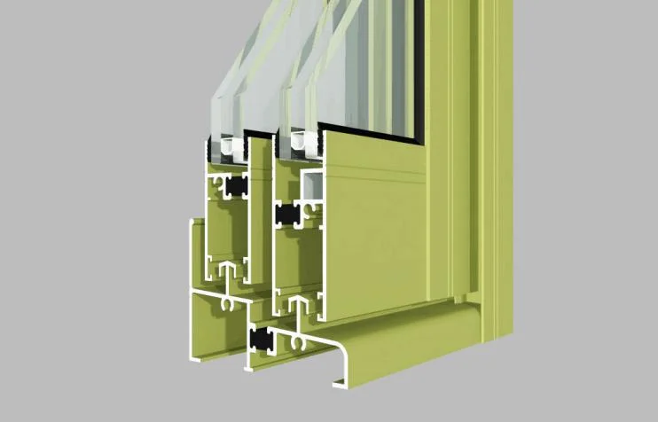 Heat Insulation Aluminum Thermal Break Profiles for Casement Windows System