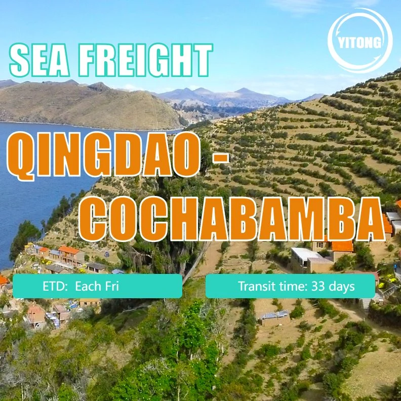 Transporte marítimo de Qingdao para Cochabamba