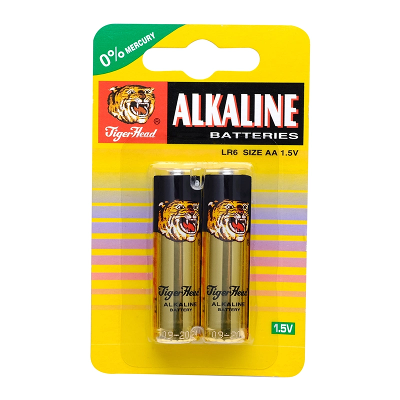 Tiger Head Dry Cell Battery 48 Pack AA Alkaline Battery Lr6 for Toys/Camera/Game Controller