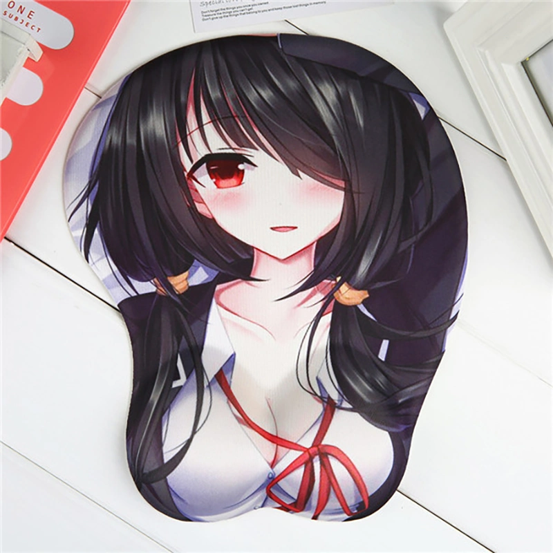 Adulto grande Personalizado Boob Anime 3D Overwatch Tapete de rato de silicone de gel de mama Sexy Girl Gaming Inserir Fotografia Mouse pad de repouso de Pulso