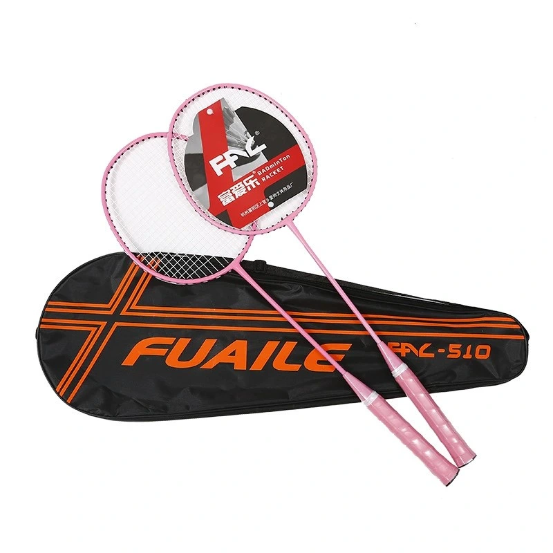 Factory Cheap Iron Steel Alloy Badminton Racket Amateur Beginner Recreation Best Price