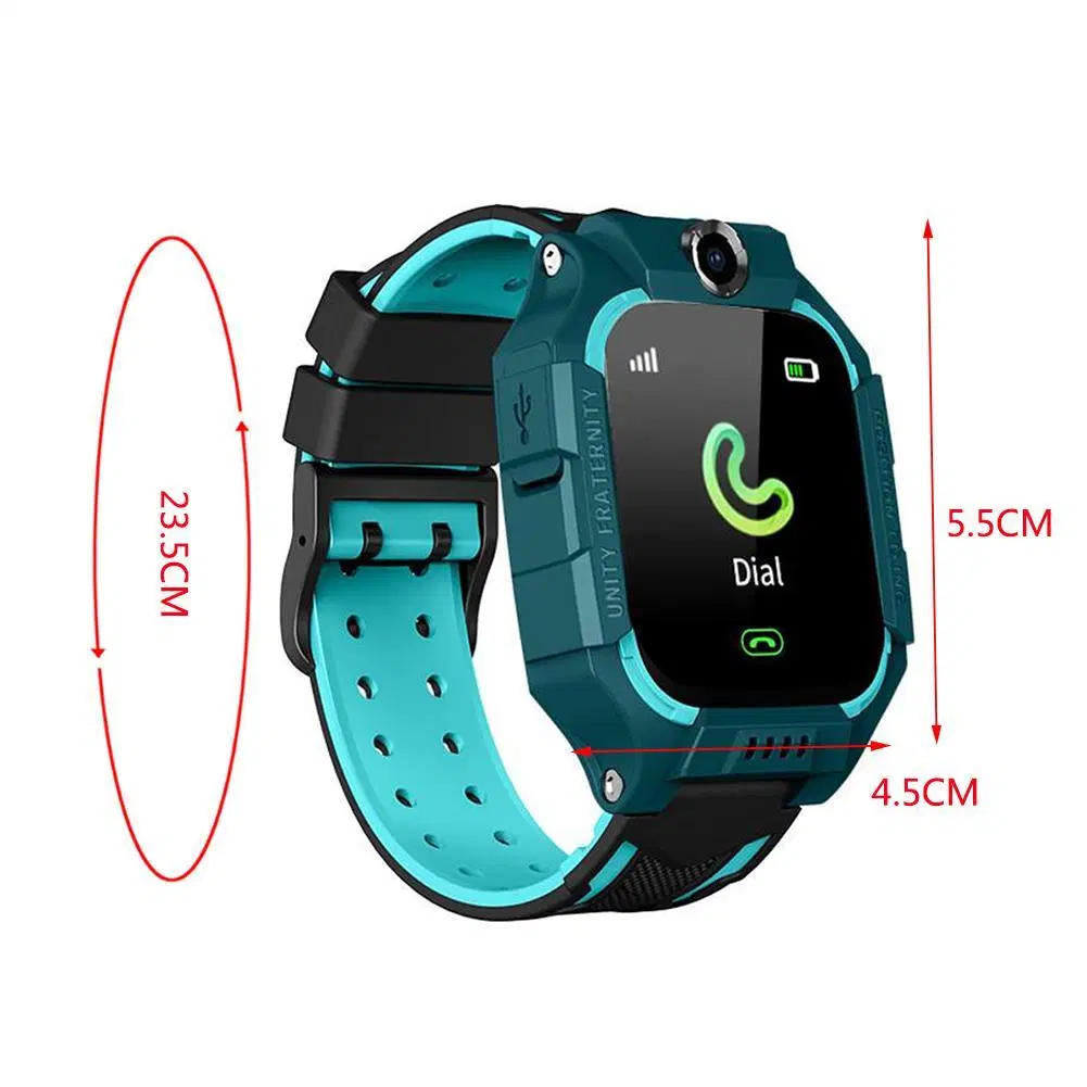 Q19 Termómetro Niños Kid Smartwatches para Rastreador GPS Llamada Teléfono Reloj