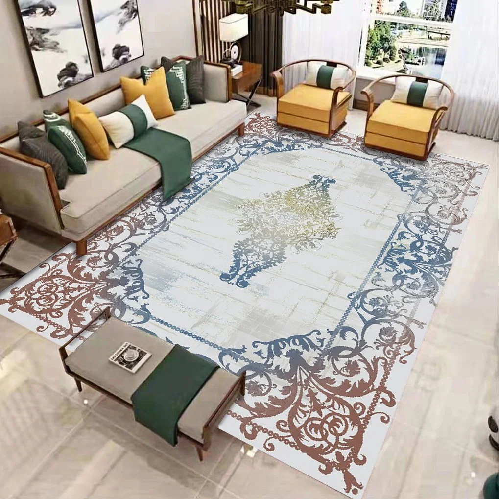 Turquía personalizadas Distribuidores fabricante de alfombras dormitorio grande y moderno Vive Roma 3D Cristal de la banda de rodadura de la escalera alfombras y tapetes