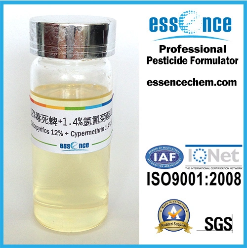 Insecticide Pesticide Mixture Pesticides Chlorpyrifos + Cypermethrin (12%+1.4% Ulv)