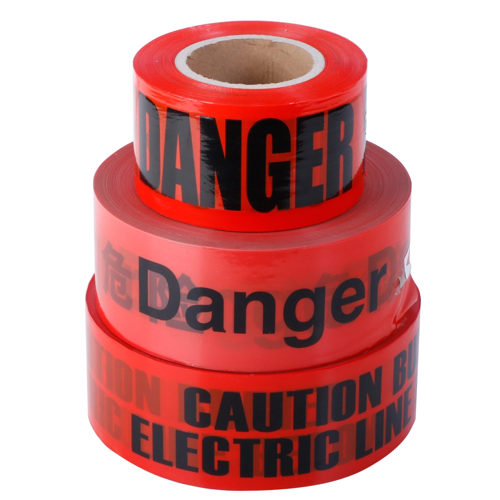 Printed Logo Non Adhesive PE Warning Safety Barrier Tape