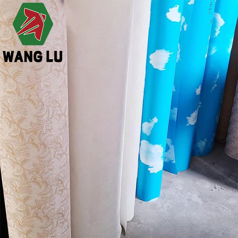 Grade a White Golden Wooden Colour Embossed PVC Film for Gypsum Board Lamination