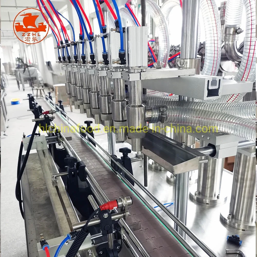 Bottle Oil Jam Lotion Liquid Shampoo Filling Machine with Sealing Packaging Line