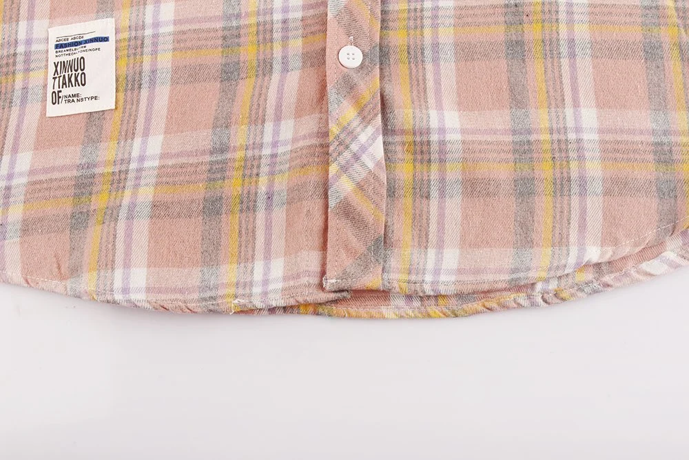 Stockpapa 2023 Novo Estilo de 2 Cores dos homens Plaid Shirts Vestuário Stocklot enxertias prontas