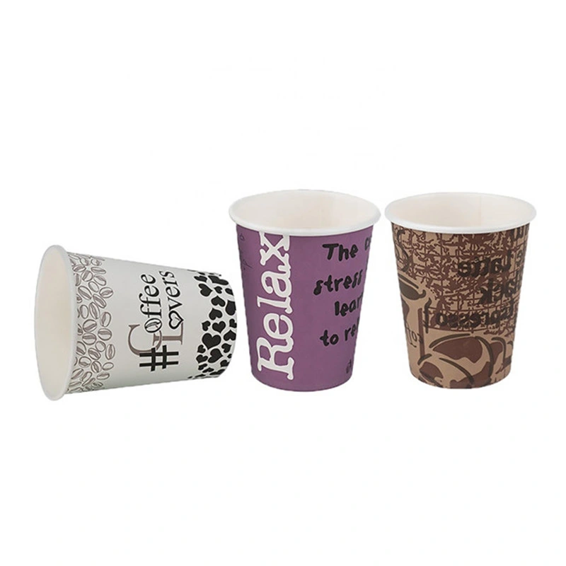 Disposable Paper Cups, Full Box Batch of 1000 Pack Household Thickened Paper Cups Printed Logo
