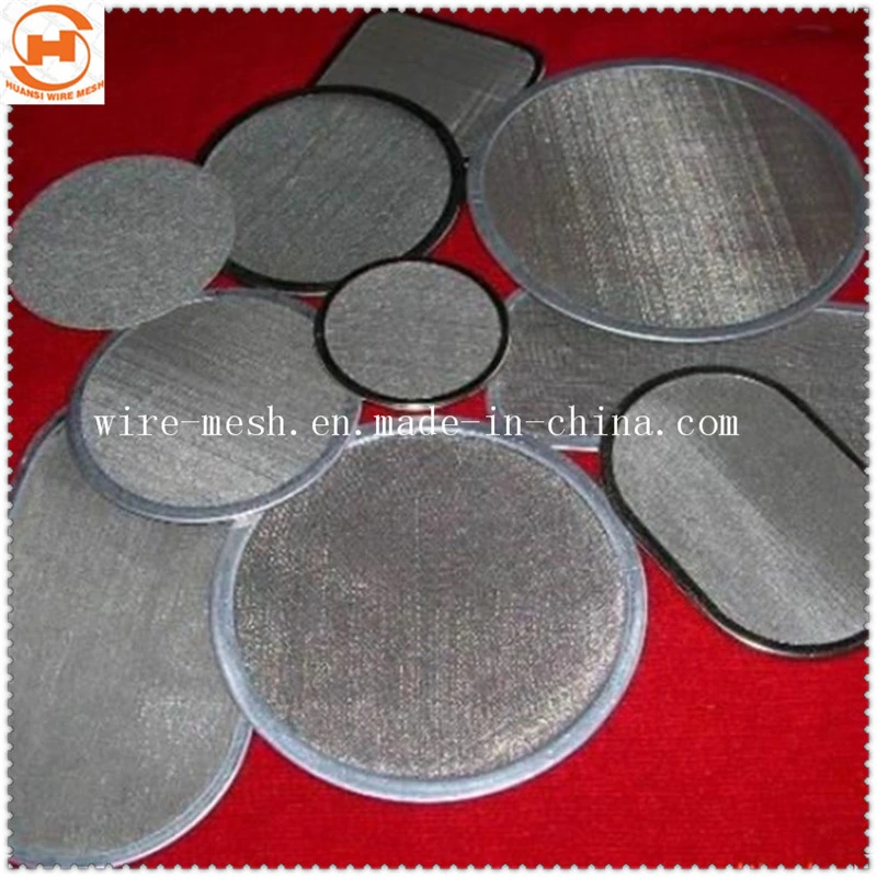 Stainless Steel Industrial Layered Filter Disc/Filter Mesh Disc