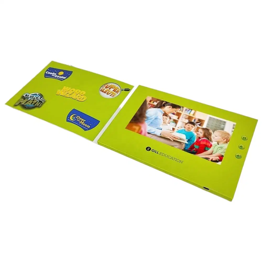 Fanray Factory Popular 7inch LCD Video Brochure Card for Marketing