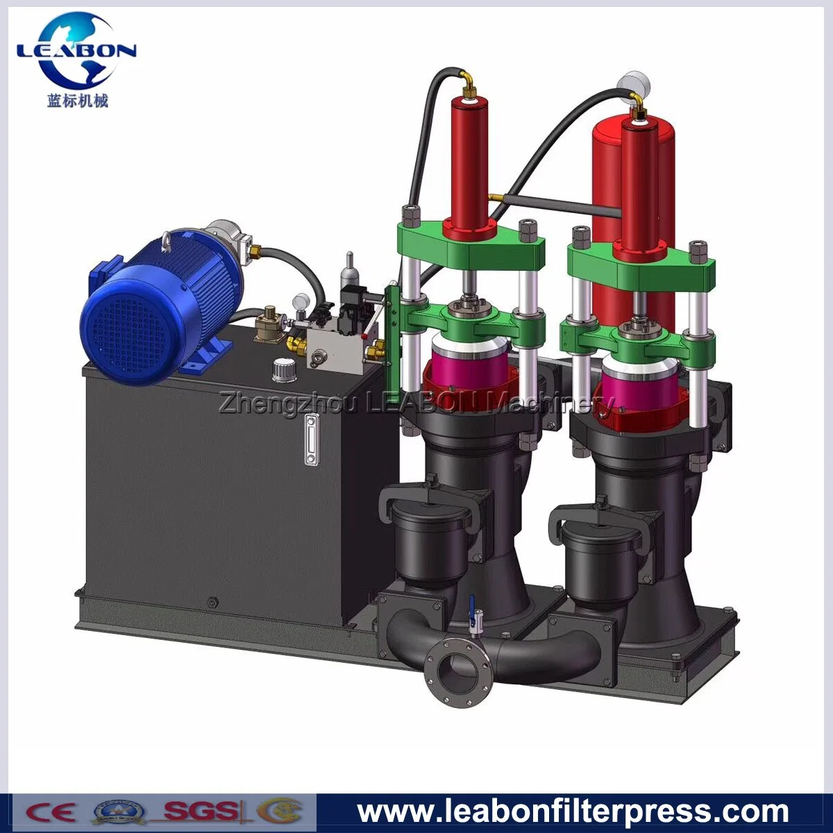 Hydraulic Ceramic Liquid Dispenser Plunger Sludge Pump