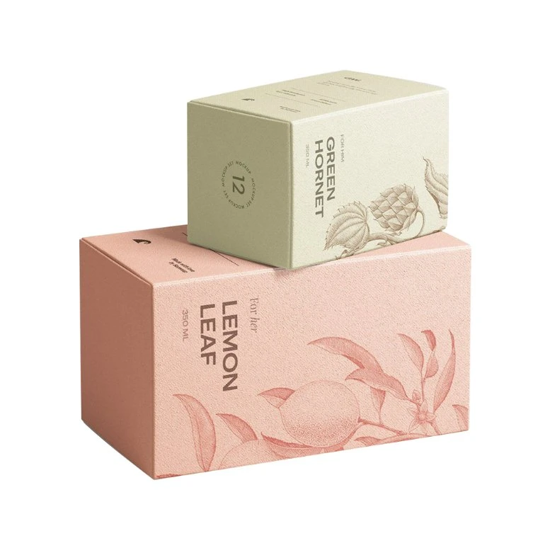 Custom Cosmetics Products Skincare Essence Packaging Folding Carton Box