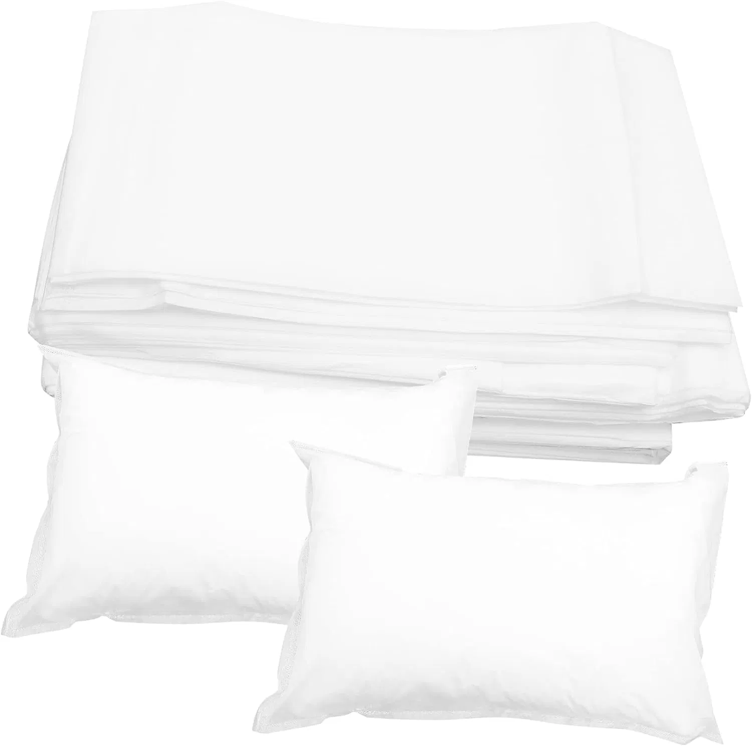 La literie jetable draps - tissu doux et résistant Non-Woven pour un voyage, l'hôpital, l'air et de la maison - Hypoallergène et pratique