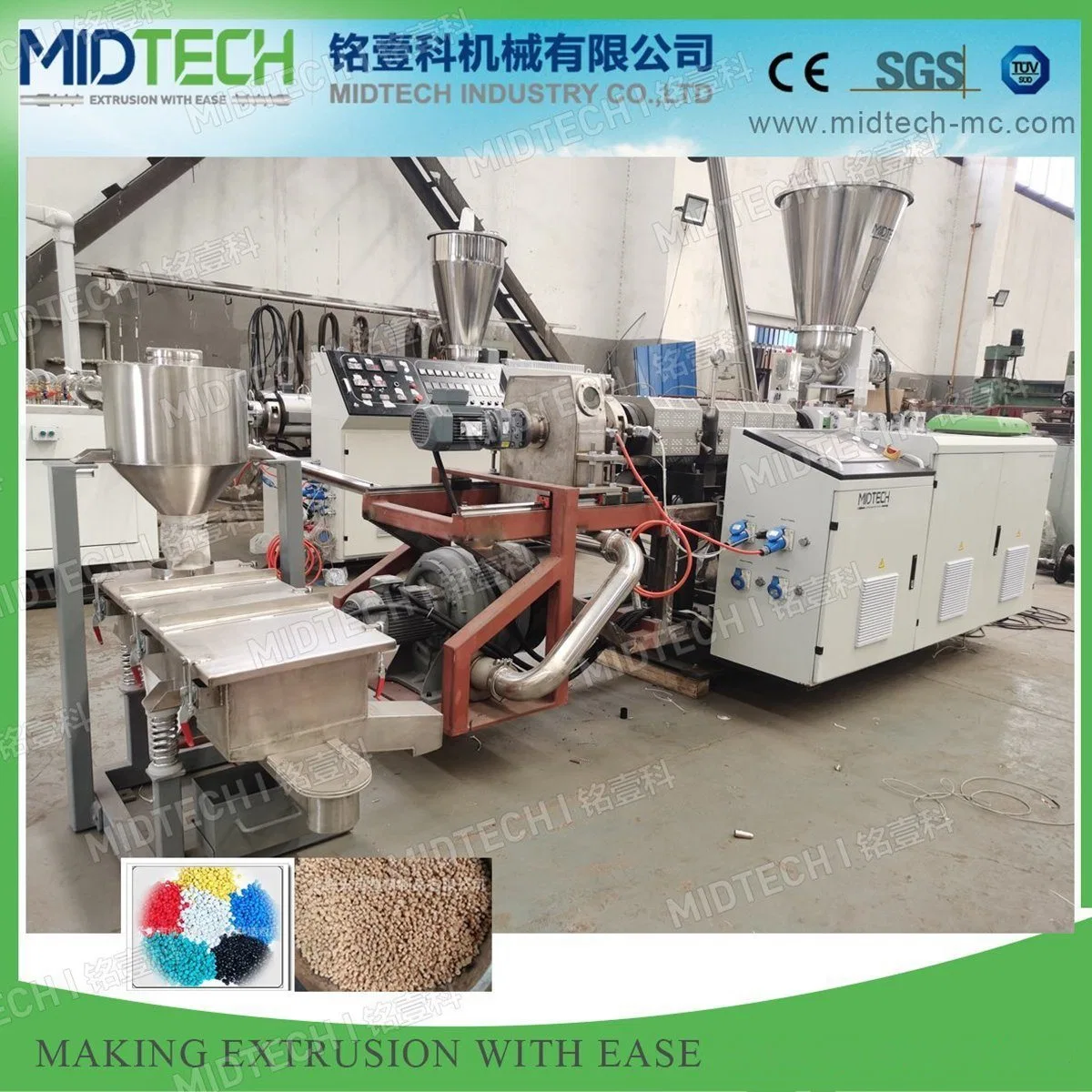 2022 400kg PVC Pulver Pelletierer Granulator Granuliermaschine PVC Pellet Granule Herstellung Maschine Preis