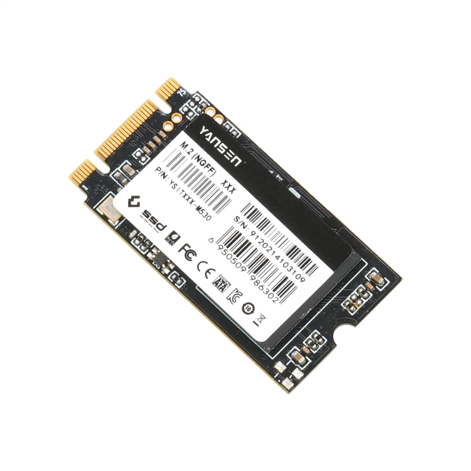 Yansen M. 2 SATA Compact Storage SSD Flash MLC para POS y sistemas integrados 256GB SSD