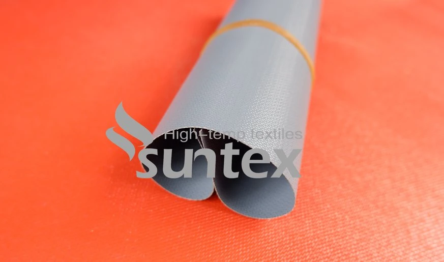 Couverture haute température revêtement PTFE tissu en fibre de verre pour incendie de barbecue Couverture de protection