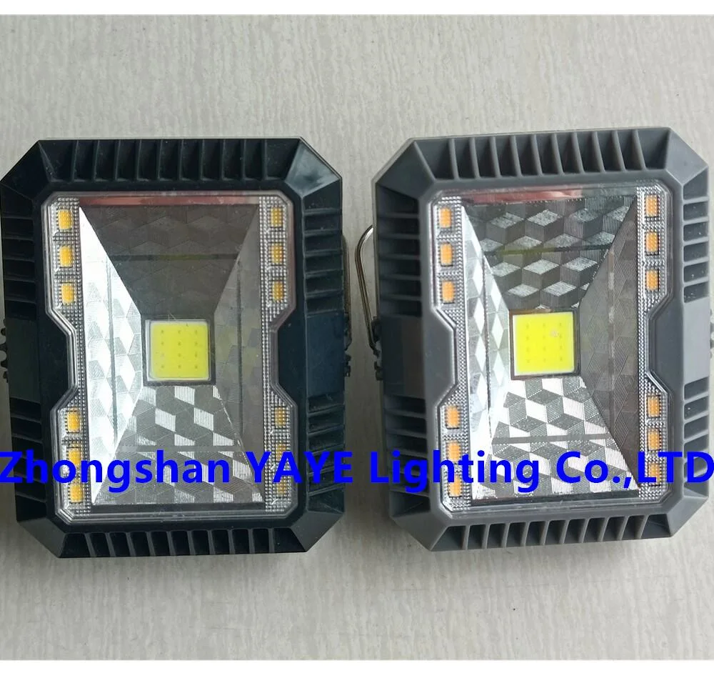 Yaye Factory Price CE/IP66 5W Portable Rechargeable Emergency Solar Power LED Camping Lighting 1000PCS Stock/ Best Manufacturer: Zhongshan Yaye Ligting Co., Ltd