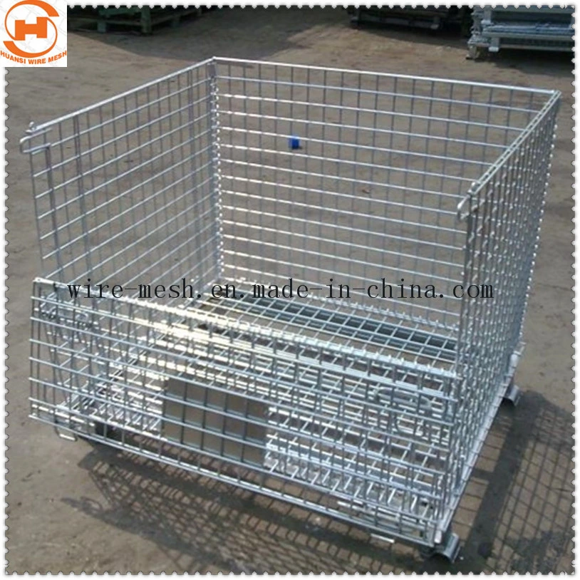 Entrepôt de stockage de personnalisation de Heavy Duty Steel Metal Wire Mesh Cage d'entrepôt