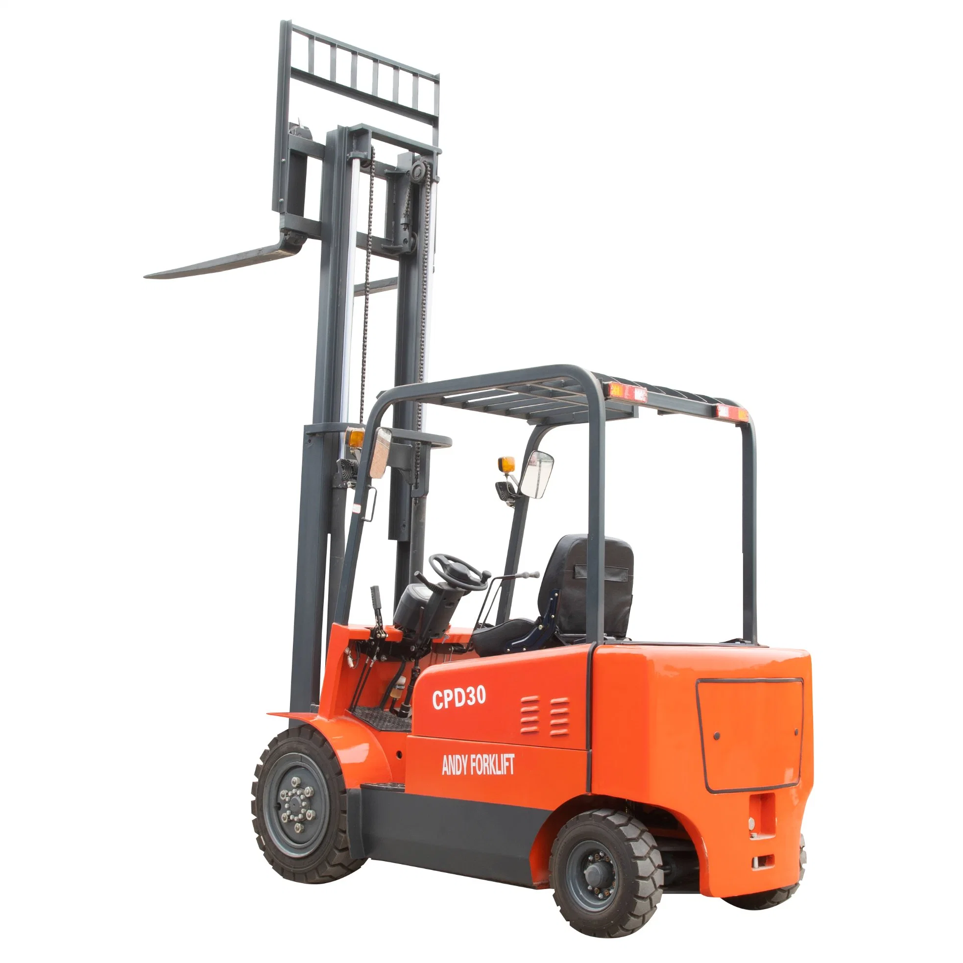 3ton 3000kg Lifting Height 3000mm Four Wheel Counterbalanced Battery Operated Electric Forklift Price