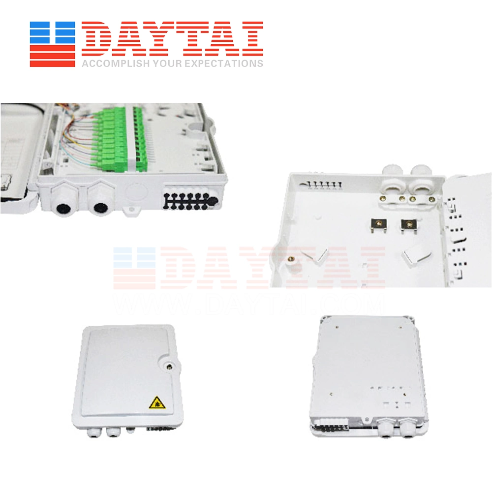 8 Core Fiber Optic Splice Junction Fiber Optical Distribution Nap Box Fiber Optic Termination Box FTTH Box