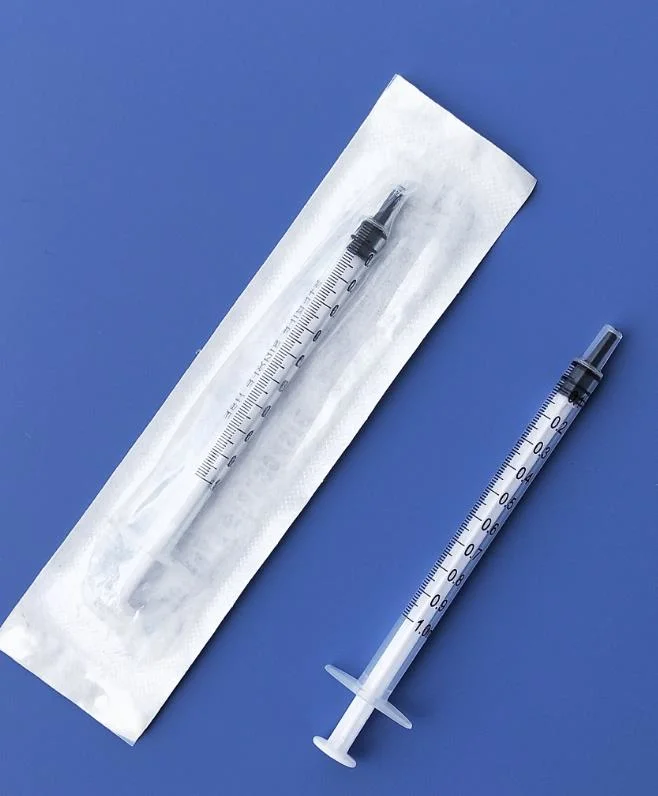 Wholesale/Supplier Syringe Sterile Disposable Medical Syringe with Luer Slip 1ml