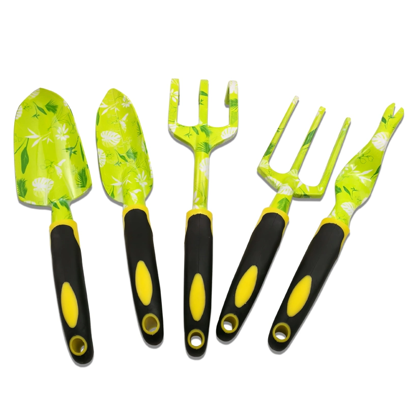 Professional Fork Trowel Kit Color Printing Design Aluminum Kids Garden Hand Tools Set