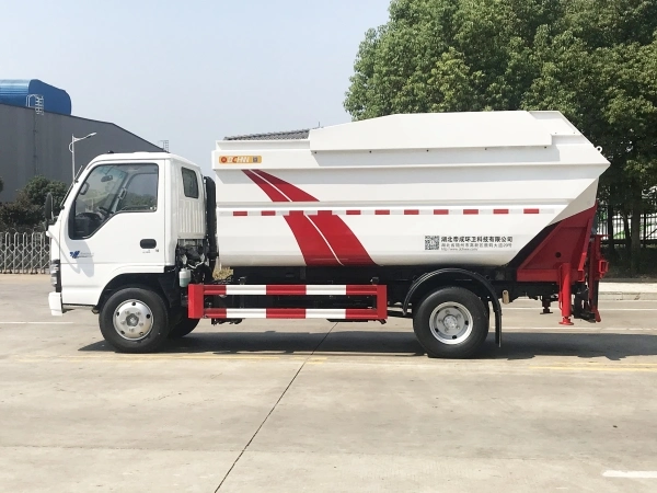 Brand New Isuz-U 5m3 Rear Loading Garbage Compactor Truck Compression Docking Refuse Collector Special Vehicle