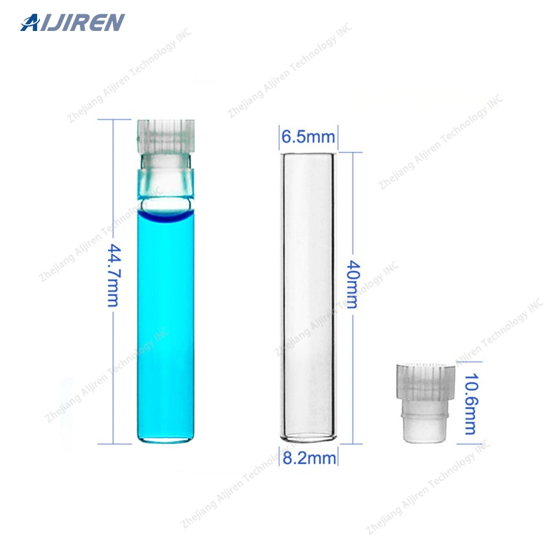 8.2X40mm Lab 1ml Glassware Tubular Bottle Vial for HPLC Analysis