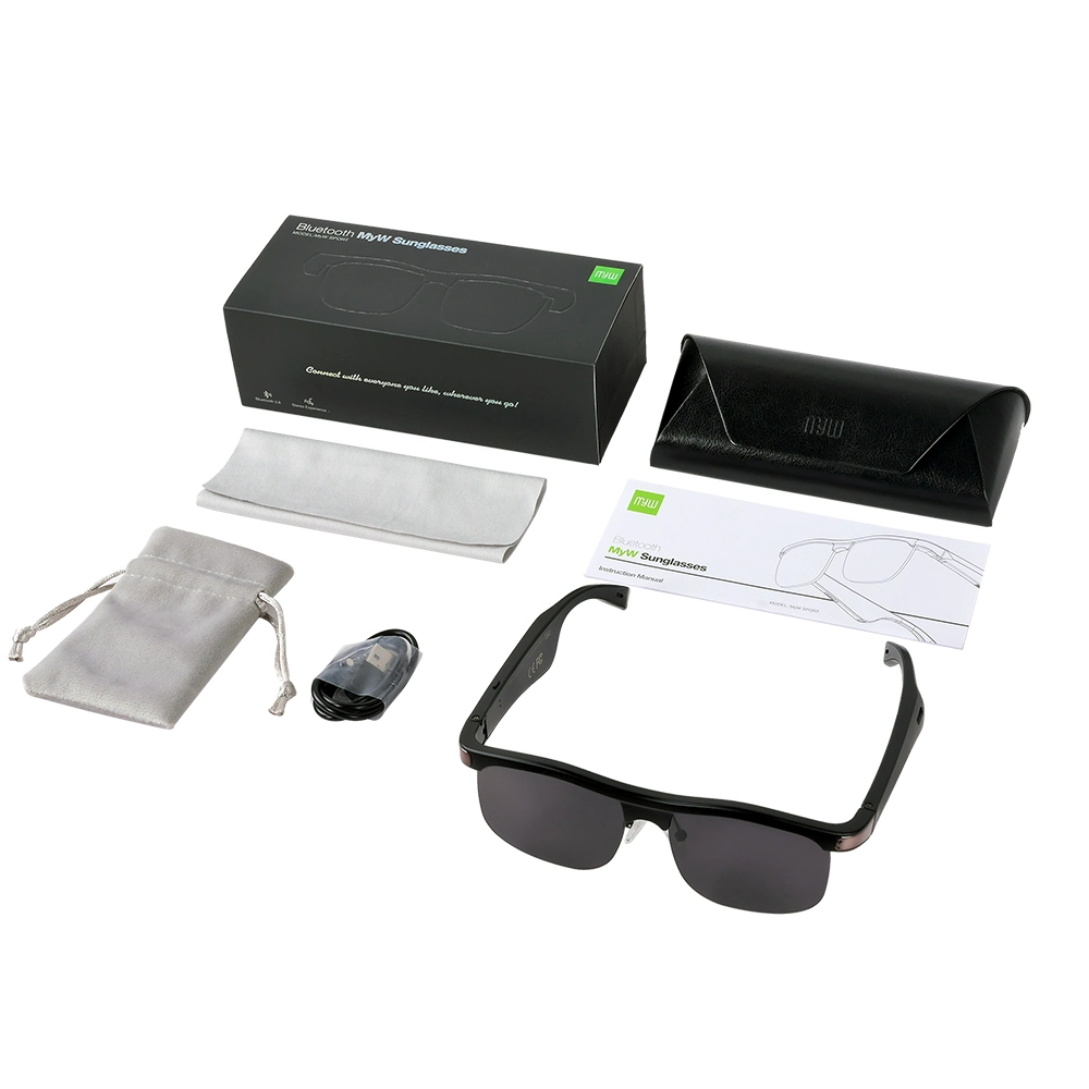 Wireless Myw Best Selling Glasses Smart Bluetooth Glasses Audio Stereo Sound Music Sunglasses