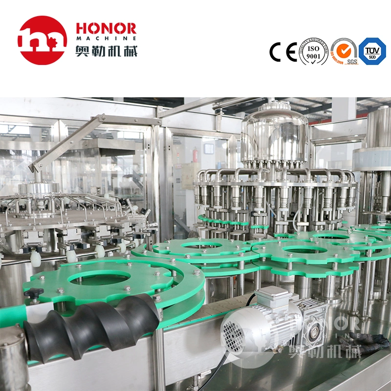 The Aseptic Filling Machine Production Line with Original Parts From Germany Is Used for Producing Milk, Juice and Other Beverages