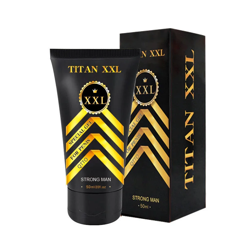 Russia Titan XXL Gel 50ml Herbal Penis Enlargement Gel, Dick Sex Massage Cream for Men's Personal Care Products