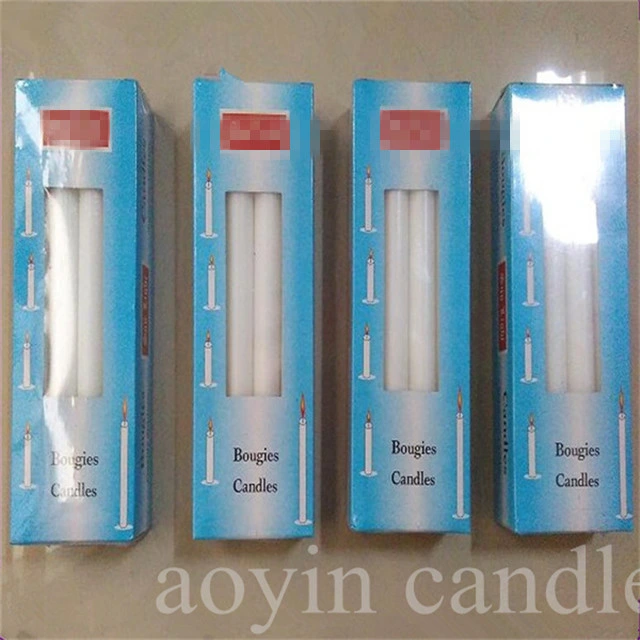 36g Box Packed Stick White Candle Church Prayer Candle