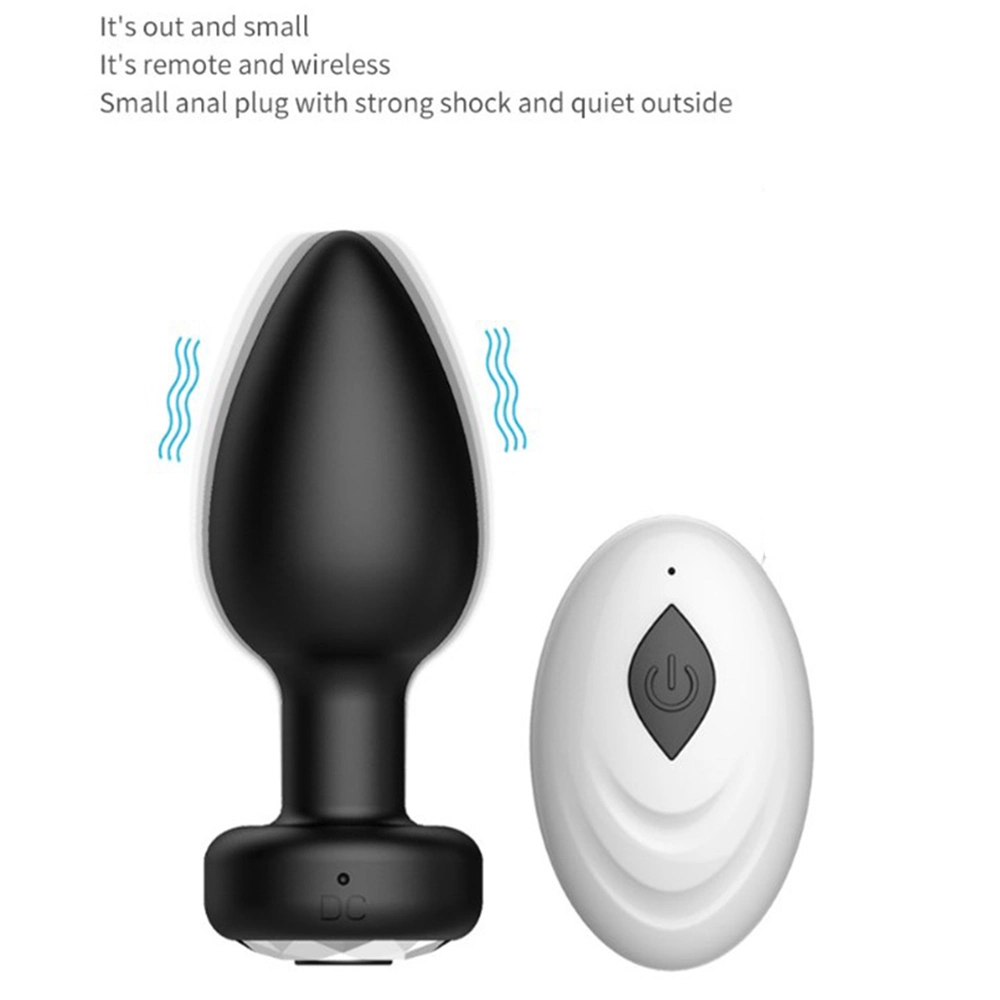 Kit de fiche mâle mâle femelle anale vibrante à télécommande électrique en silicone Produits de jouets sexuels