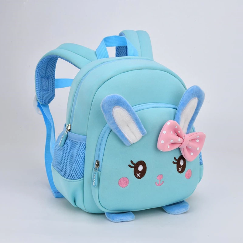 2022 Newest Style Bunny Backpack 2-5 Years Old Prevent Lost School Bags for Baby Girl