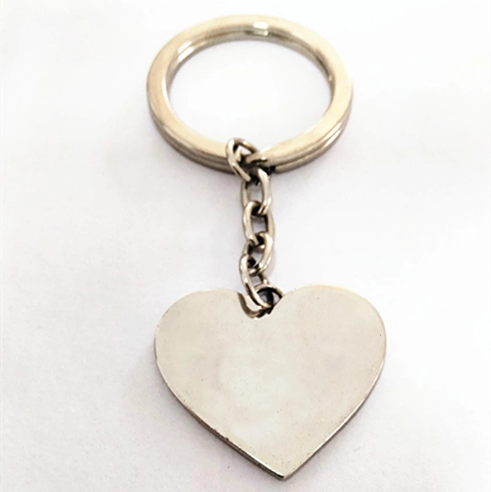 Metal Heart Shaped Keychain Fashion Bag Charm Accessory