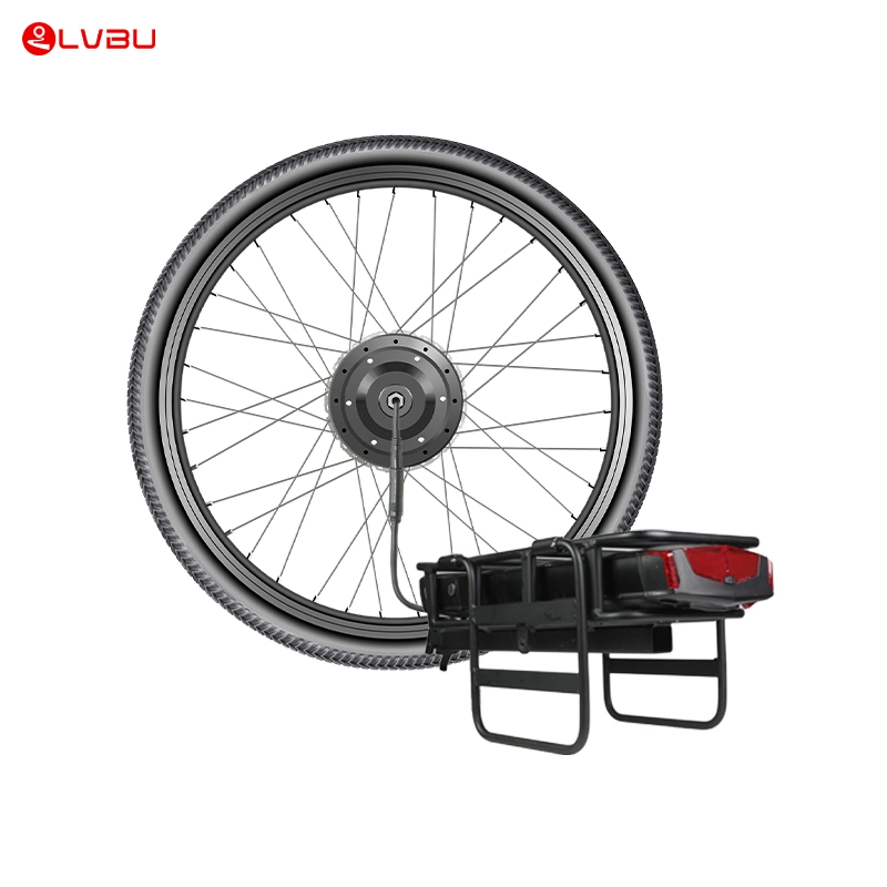 Lvbu Best Selling Ebike Geared Wheel Hub Motor for Electric Bike Conversion Kit with Ebike Controller and Lithium Battery Included
