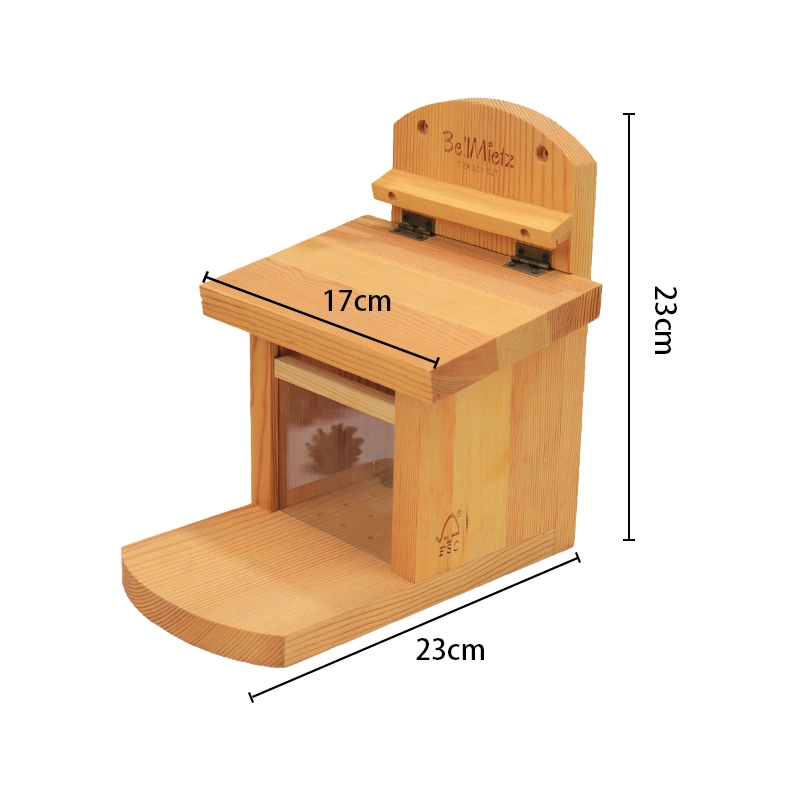 Custom Wooden Squirrel Feeder Picnic Table Food Feeder