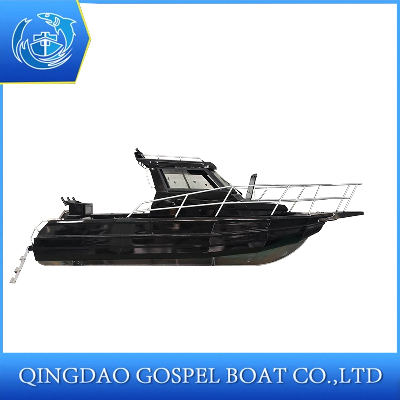 7.5m International Standards House Cabin Fishing Aluminum Boat with Ce