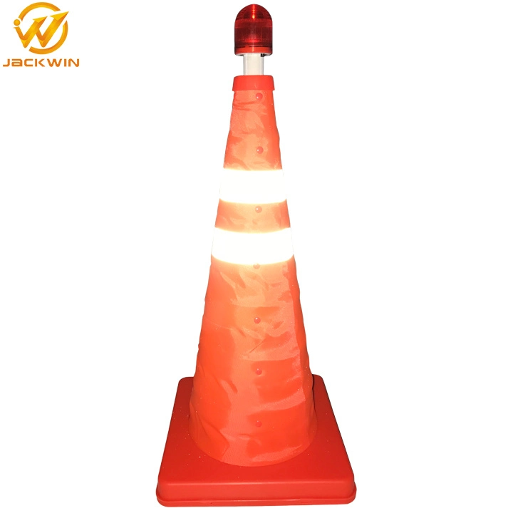 45cm Height Road Safety Reflective Retractable Traffic Cone for Sale