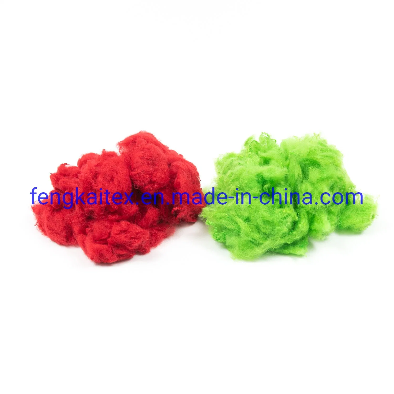 Colored Trilobal Cross Section Polyester Staple Fiber for Yarn Use