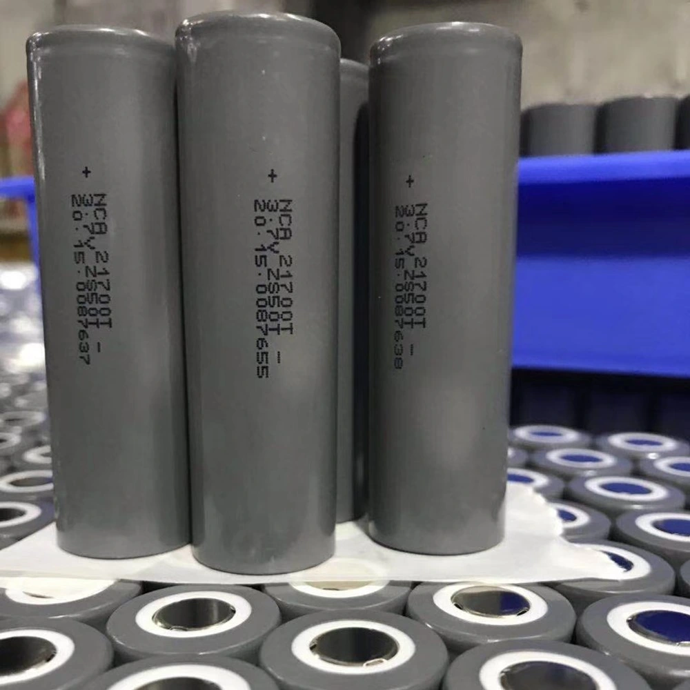 Listo para enviar 21700 batería de litio NCR21700t 4800mAh 3,7V 10A