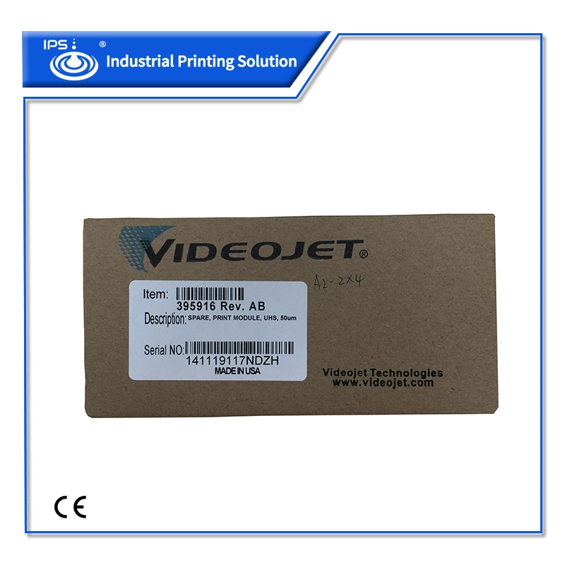 395916 Videojet 1620 Uhs Small Character Inkjet Printer Factory Original Print Module 50 Micron