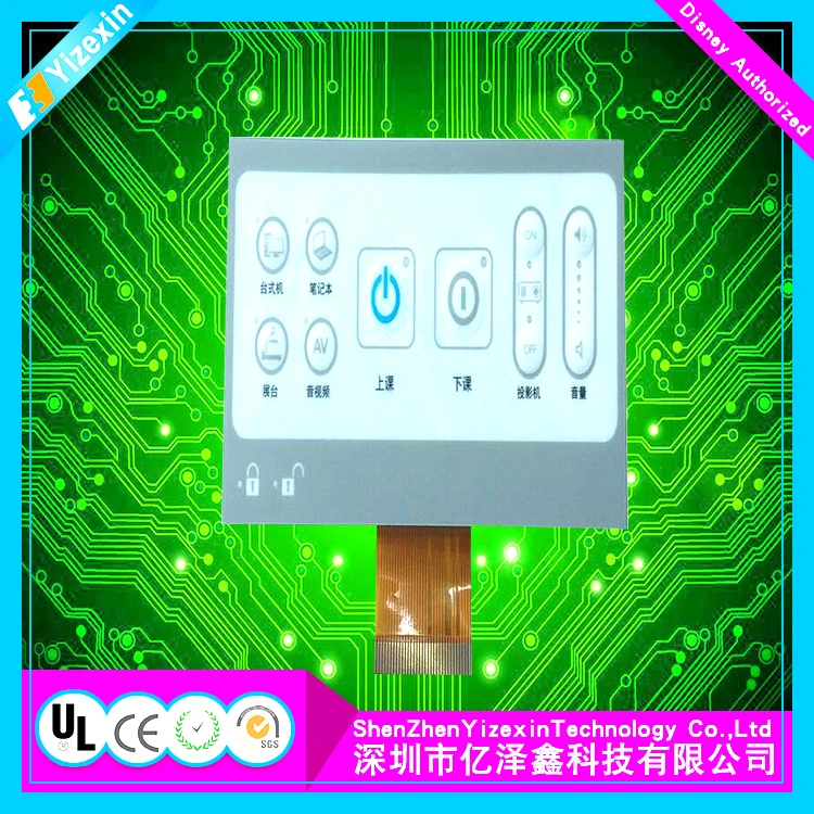 Manufacturer High quality/High cost performance Membrane Switches with LEDs and Metal Domes