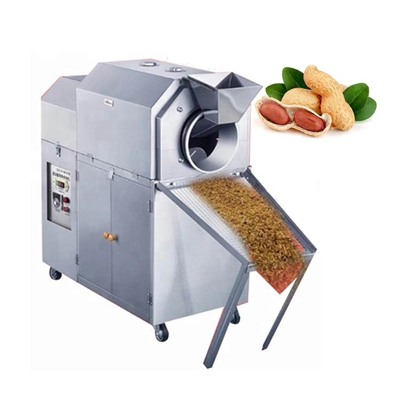 Small Pine Nut Cashew Toaster Groundnut Sunflower Seeds Peanut Roaster Machinery Cocoa Bean Roasting Machine