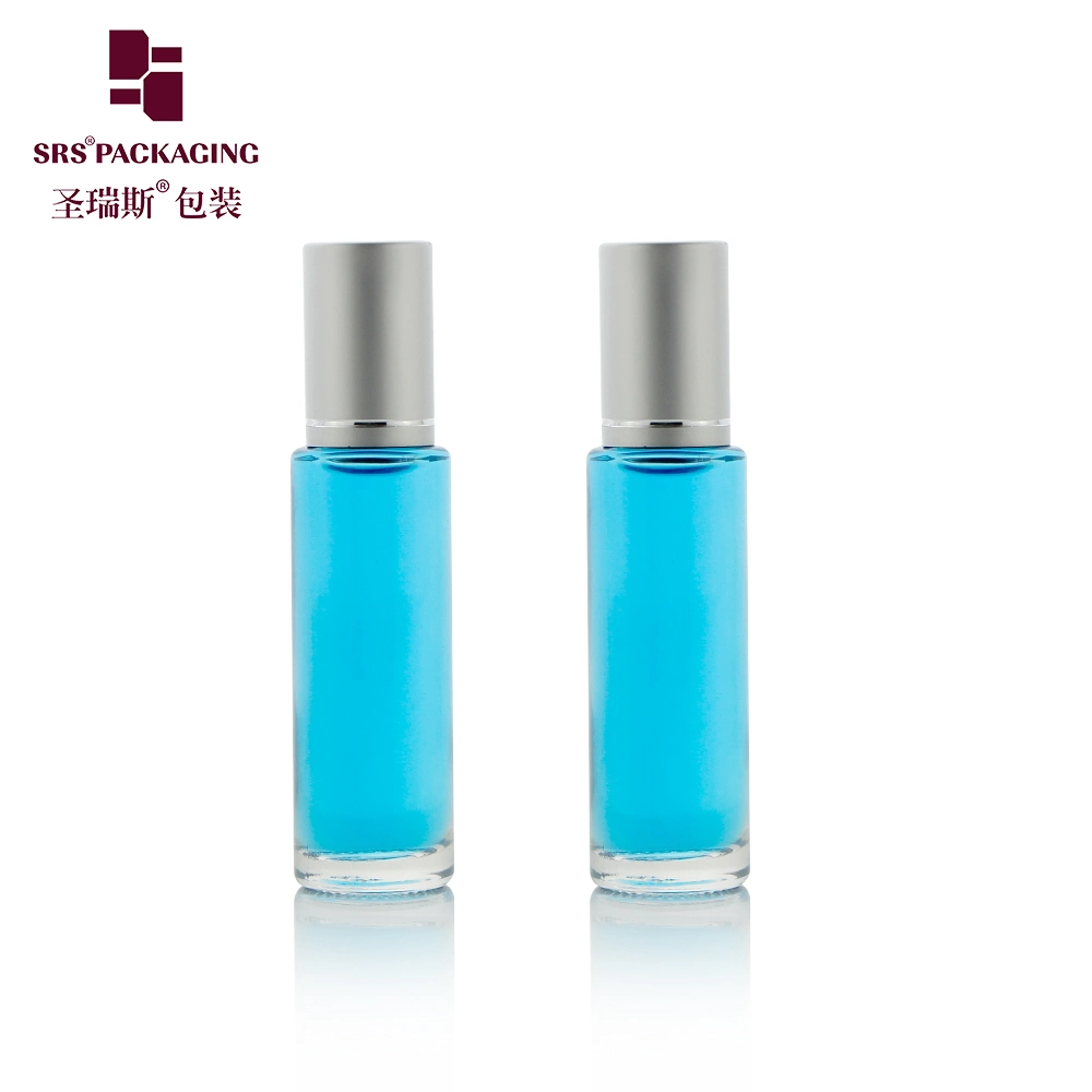 SRS Glass Roll On Bottles 15ml Bamboo Cap Roll On Container For Essential Oil 2021 New Style