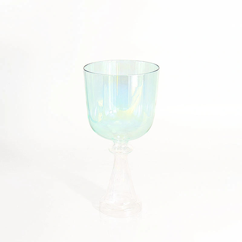 New Cosmic Aurora Clear Crystal Handheld Chalice for Sound Handheld Chalice