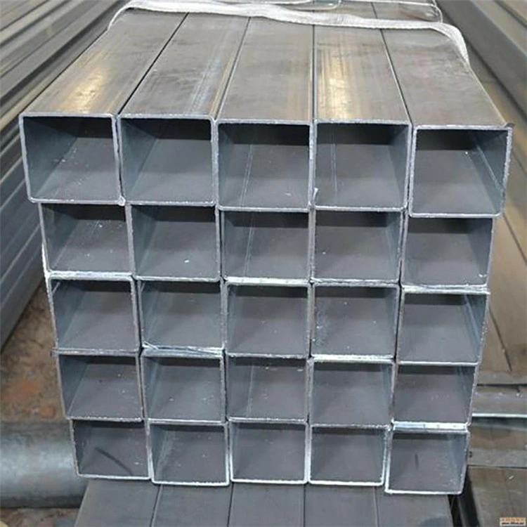 16 40 80 120 Tubo cuadrado de galvanizado calibre 1 1/2X1 1/2 de pulgada Gi de hierro galvanizado previamente la sección hueca Square Hierro para andamios